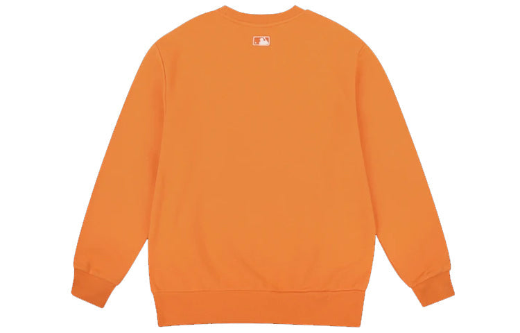 MLB New York Yankees Classic Loose Logo Round Neck Long Sleeves Unisex Yellow 31MT02941-50O