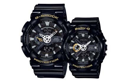 CASIO G-Shock Analog-Digital 'Black' SLV-18A-1APR