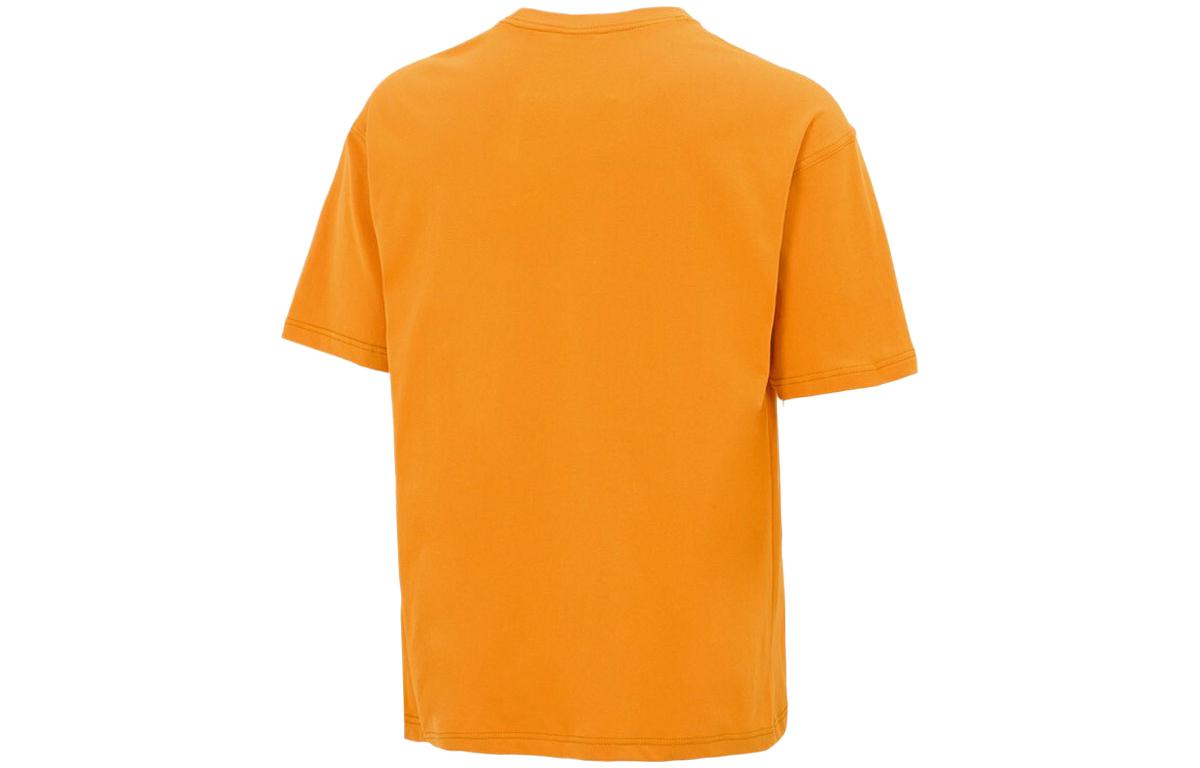(WMNS) Nike Logo Printing Athleisure Casual Sports Breathable Short Sleeve Yellow DM6212-738