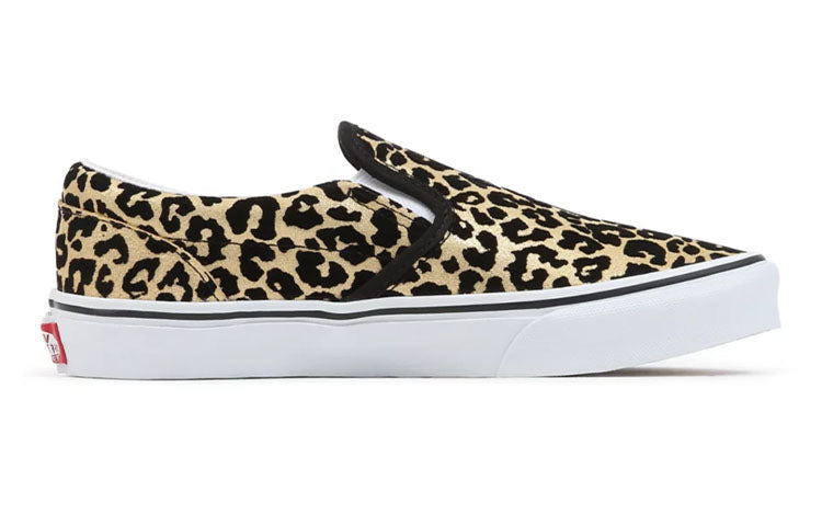 Vans Classic Slip-On Flocked Leopard 'Black Yellow' VN0A4UH8ABS