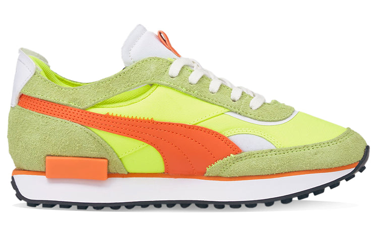 (WMNS) PUMA Future Rider Cut-Out Vintage 'Yellow Alert Dragon Fire' 384861-01