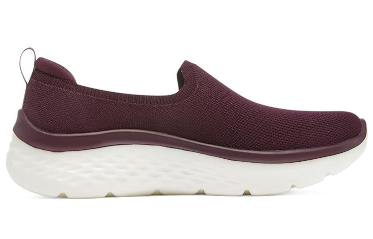 (WMNS) Skechers Go Walk Hyper Burst 'Wine Red' 124584-BURG
