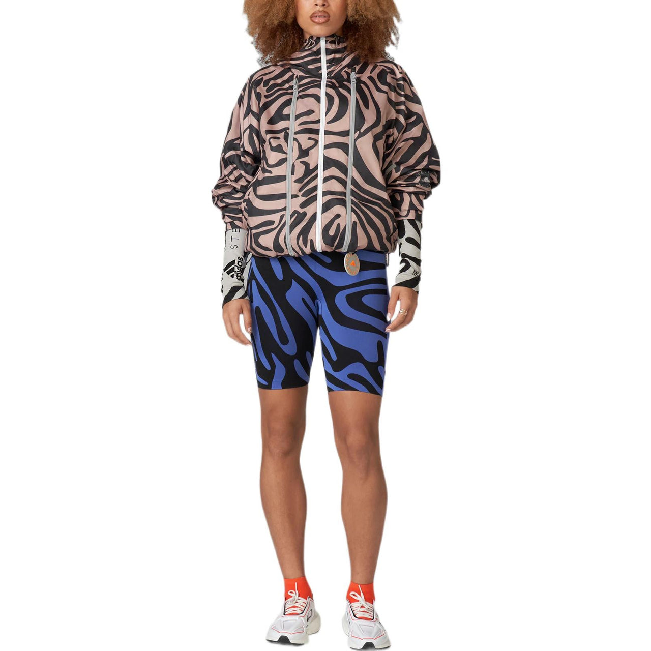 (WMNS) adidas by Stella McCartney Over-The-Knee Wolford Tights Asia Sizing 'Blue Black' HF3068