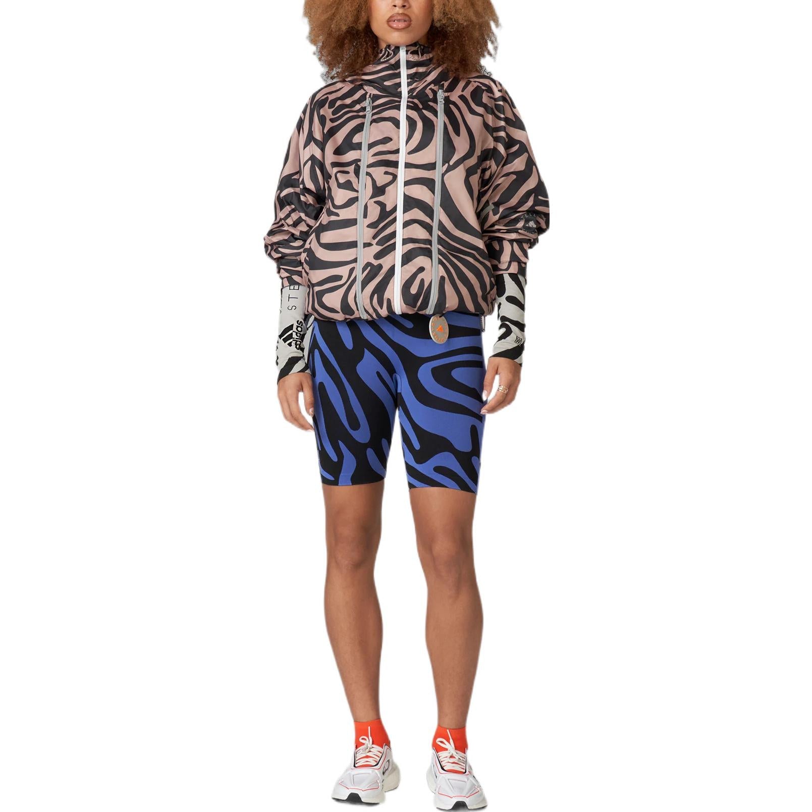(WMNS) adidas by Stella McCartney Over-The-Knee Wolford Tights Asia Sizing 'Blue Black' HF3068