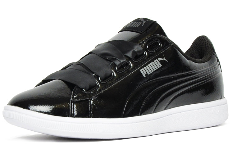 (WMNS) PUMA Vikky Ribbon Patent Black 366417-01