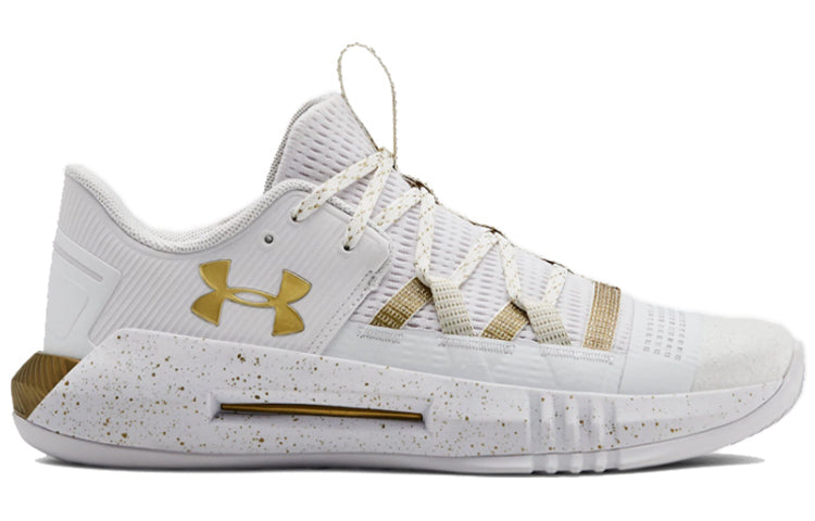 (WMNS) Under Armour Block City 2.0 'White Metallic Gold' 3021377-100