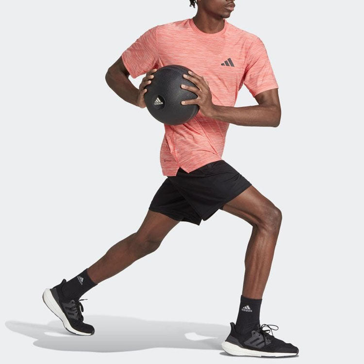 adidas Train Essentials Seasonal Stretch Training Tee 'Red' IB8129