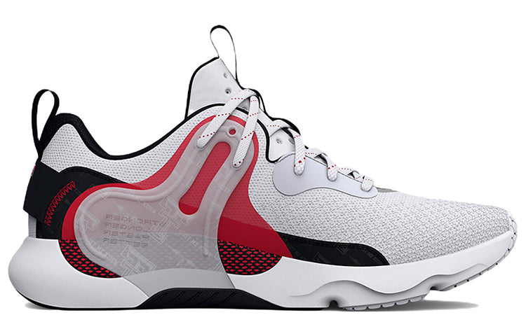 Under Armour HOVR Apex 3 Collegiate 'White Red' 3026158-103