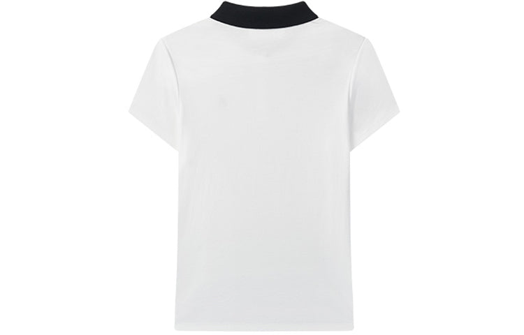 (WMNS) FILA Athleisure Casual Sports POLO Short Sleeve White F11W021118F-WT