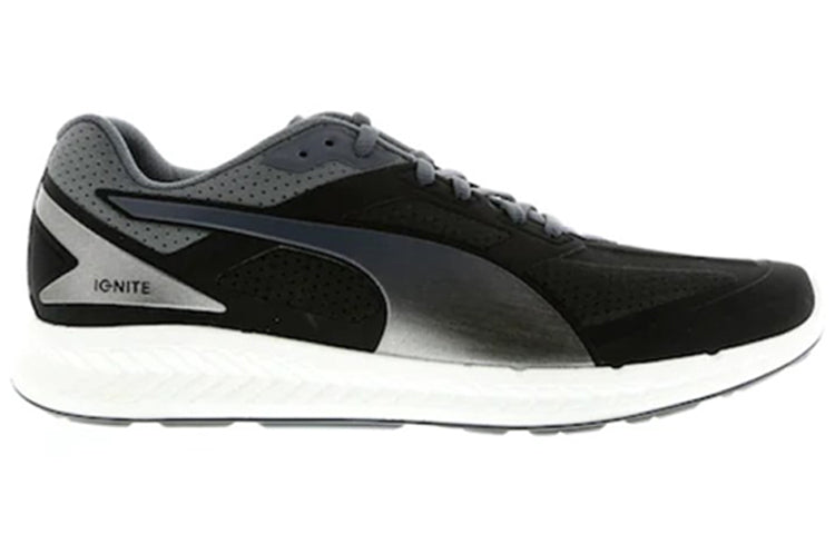 PUMA Ignite Low Tops Sports Shoe Black Gray 188041-04