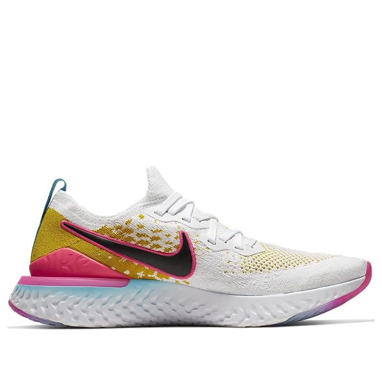 Nike Epic React Flyknit 2 'White Black Pink Blast' CI7583-100