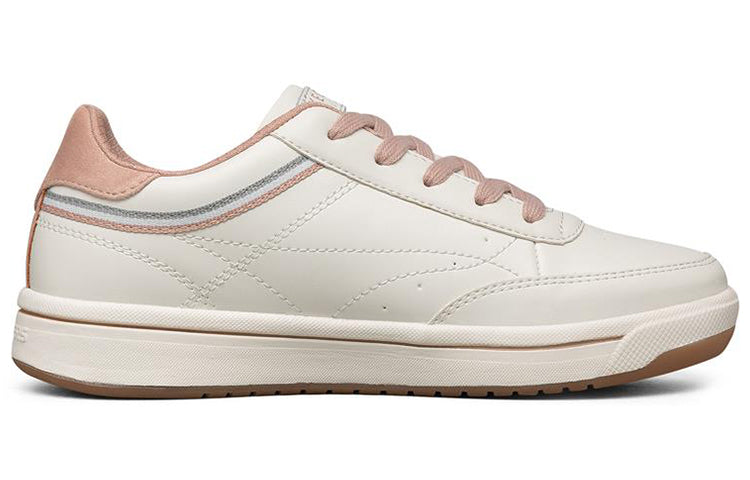 (WMNS) Skechers Downtown Low-Top Sneakers White/Pink 74431-WLPK
