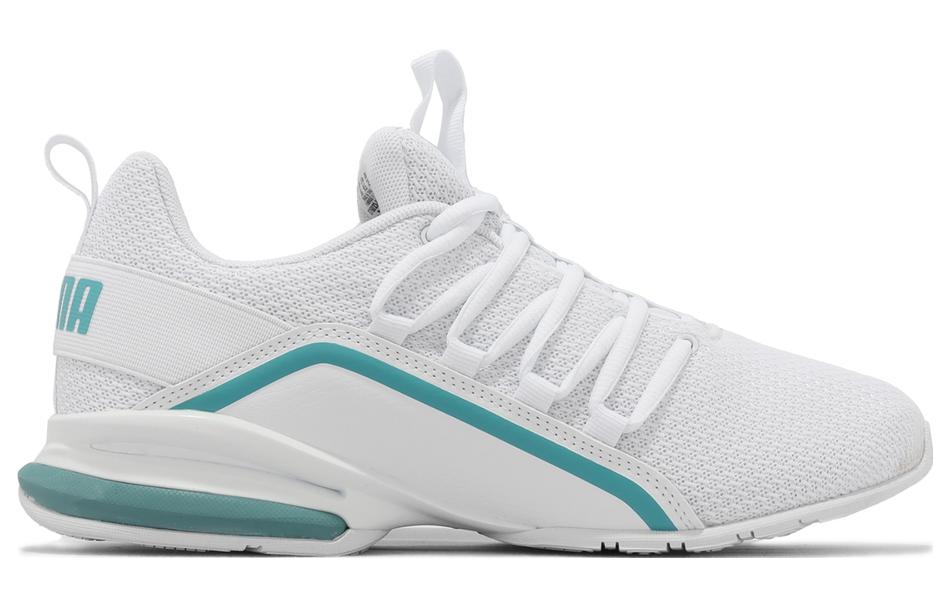 (WMNS) PUMA Axelion Metallic 'White Porcelain' 376023-06