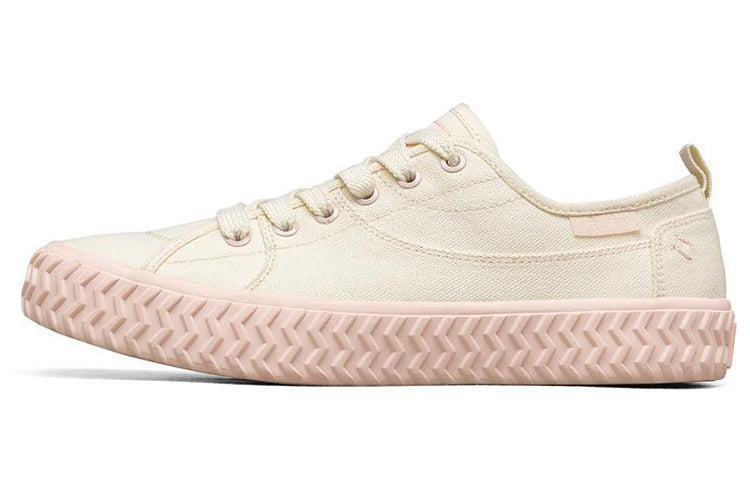 (WMNS) Skechers Street Trax Low-Top Sneakers White/Pink 66666305-OFWT