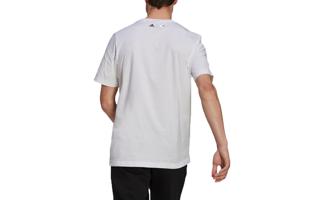 adidas Star War Subject Printing Sports Short Sleeve White GS6223