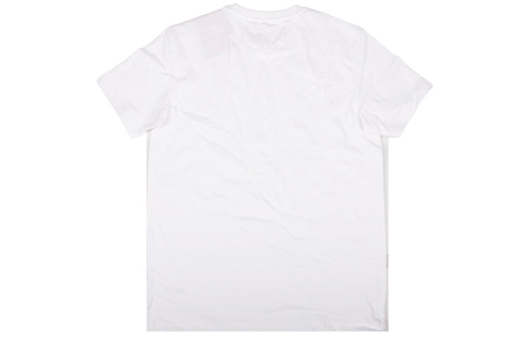 Li-Ning Basketball Series Red Flag Short Sleeve 'White' AHSP831-1