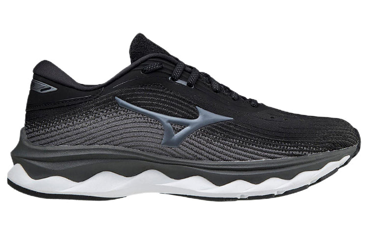 Mizuno Wave Sky 5 Wide Low Tops Black Gray White J1GD211252