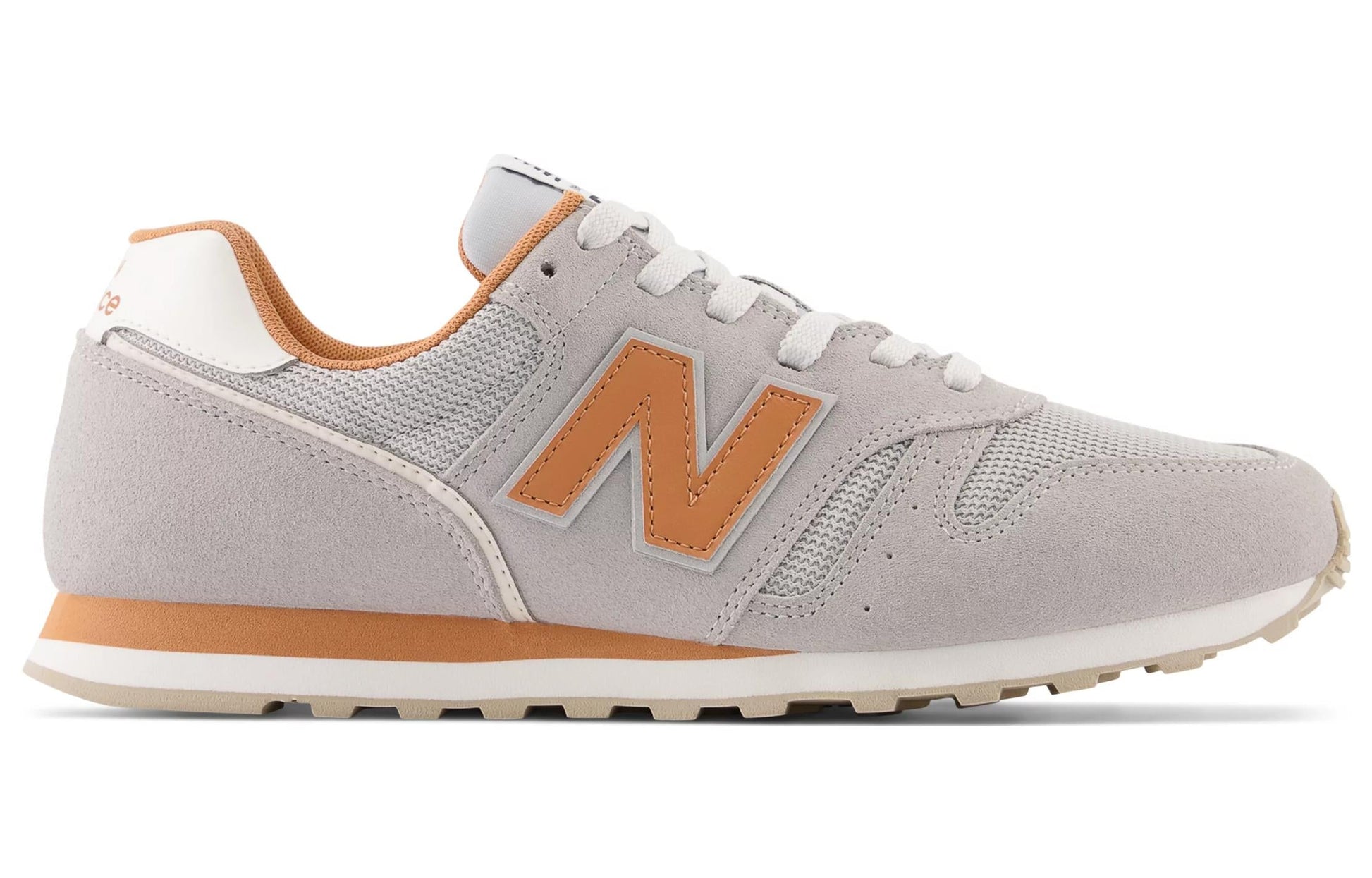 New Balance 373 v2 'Light Grey Orange Suede' ML373OB2