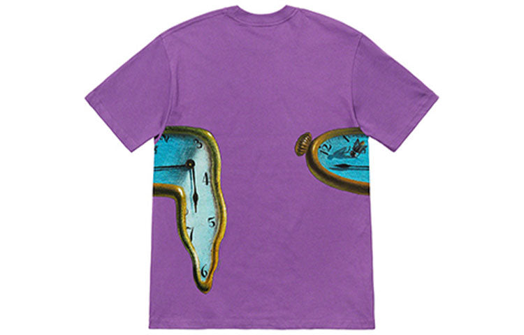 Supreme SS19 The Persistence of Memory Purple Tee SUP-SS19-707