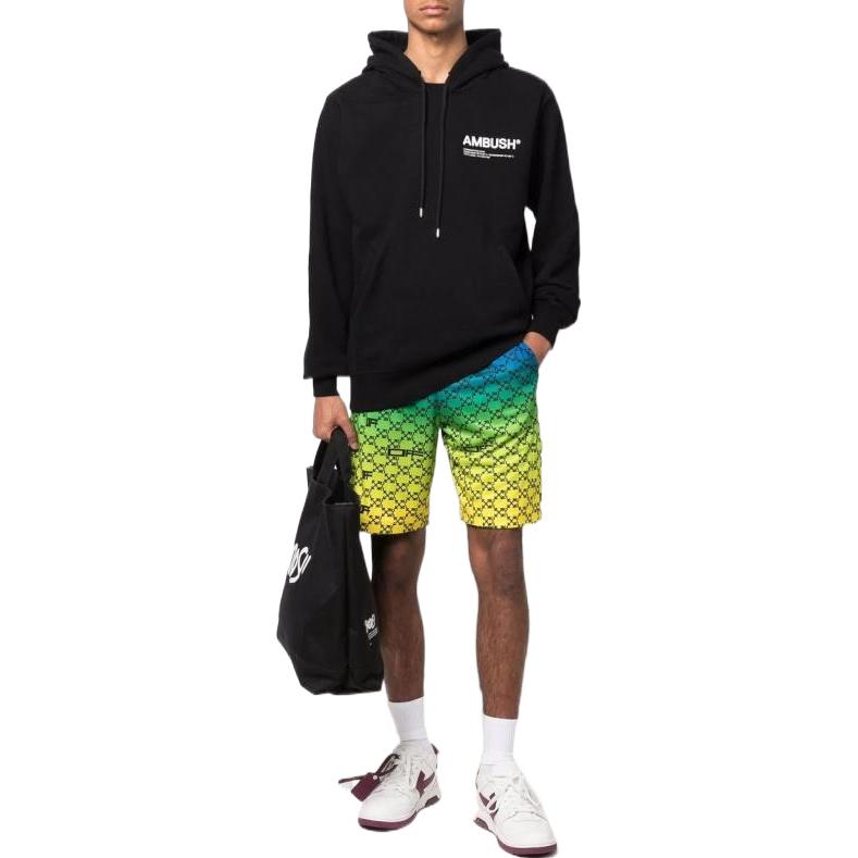 Off-White SS22 Gradient Printing Shorts Multicolor OMVH025S22FAB0018410