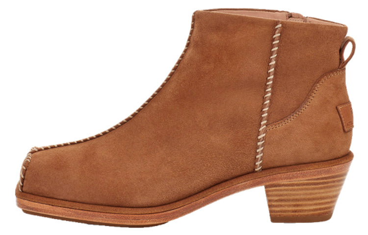 (WMNS) UGG + Eckhaus Latta Block Cowboy Boot 'Chestnut' 1115096-CHE