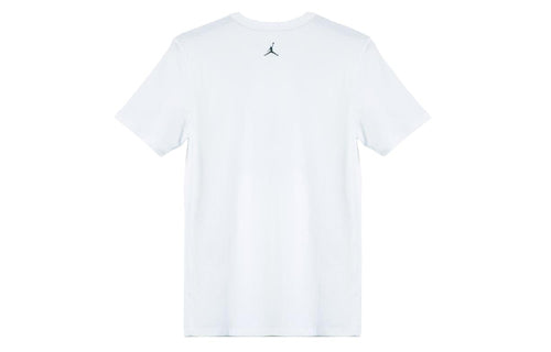 Air Jordan Sports Short Sleeve White T-Shirt AQ9799-100