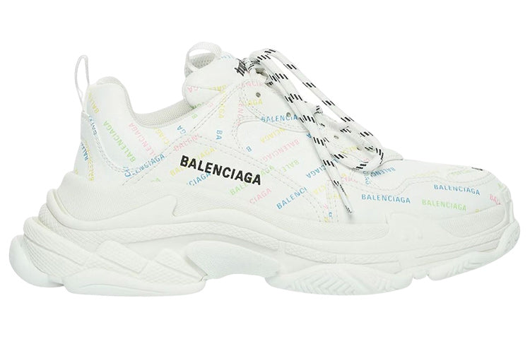 Balenciaga Triple S Sneaker 'Allover Logo - White Multi' 536737W2FA89083