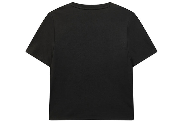 (WMNS) FILA Athleisure Casual Sports Short Sleeve Black F11W028124F