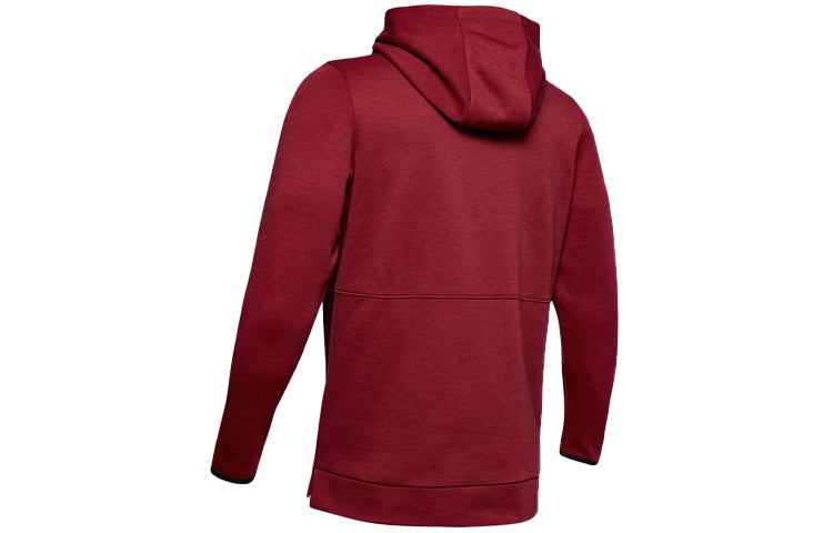 Under Armour Athlete Recovery Fleece Graphic Sports Pullover Men's Red 1344145-610