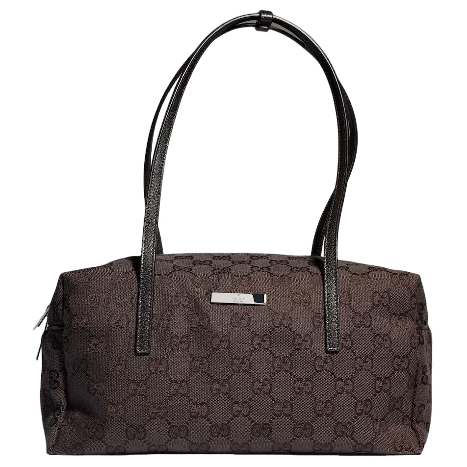 (WMNS) Gucci Melrose Medium Boston Bag 'Dark Brown' 875228-FAF7X-2543