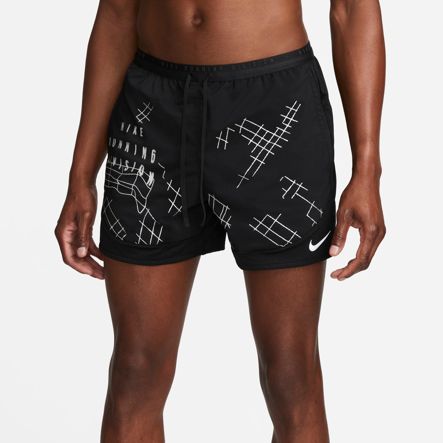 Nike Dri-FIT Stride Run Division 5 Inch Brief-Lined Shorts 'Black' DQ6549-010