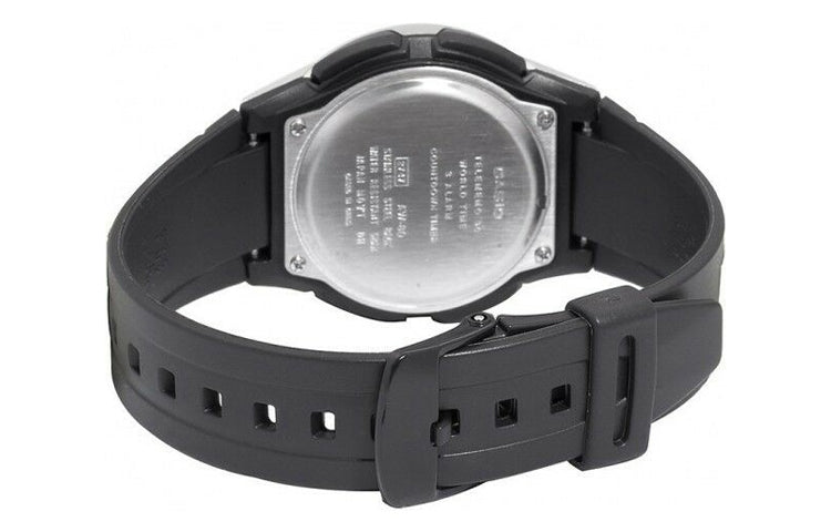 CASIO Waterproof Analog White Analog/Digital Combo AW-80-7A2