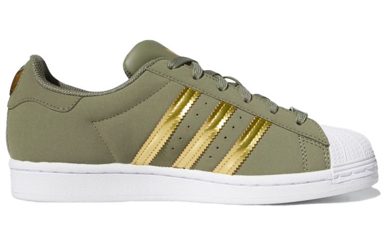 (WMNS) adidas Superstar 'Green Gold Metallic' FZ2120