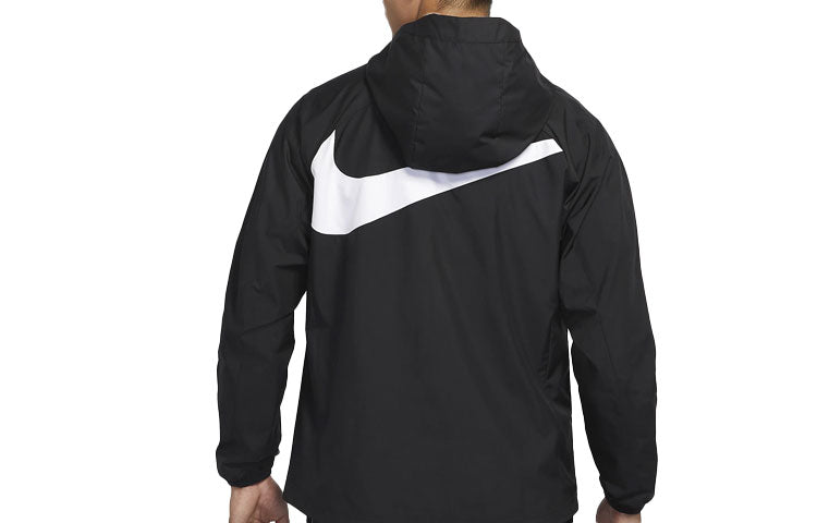 Men's Nike F.C. AWF Soccer/Football Casual Hooded Jacket Black DH9643-010