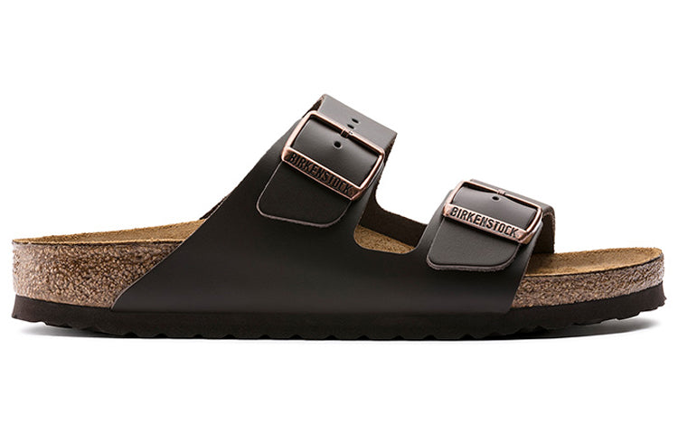 Birkenstock Arizona Natural Leather 'Dark Brown' 51101
