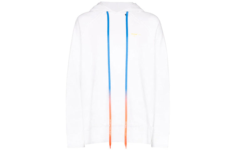 Off-White Arrow Gradient Drawstring Loose Fit White OMBB057F19E300100160