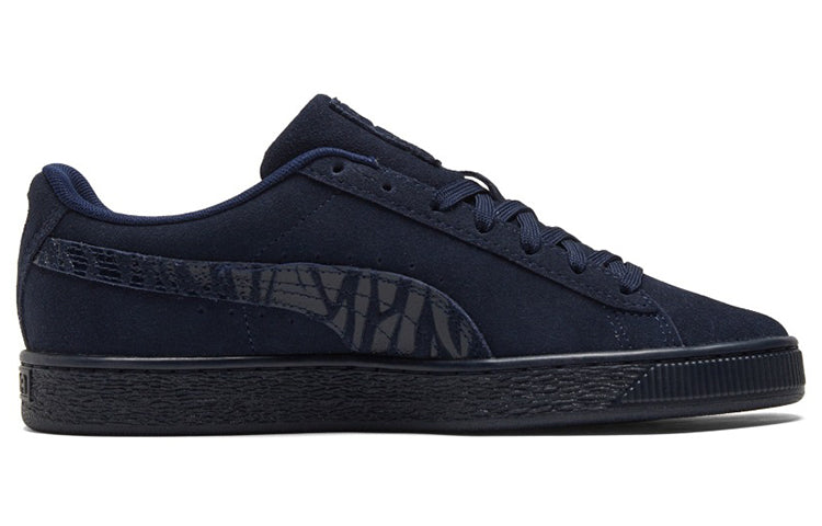 PUMA Suede Mono Deboss 'Dark Blue Black' 384688-02