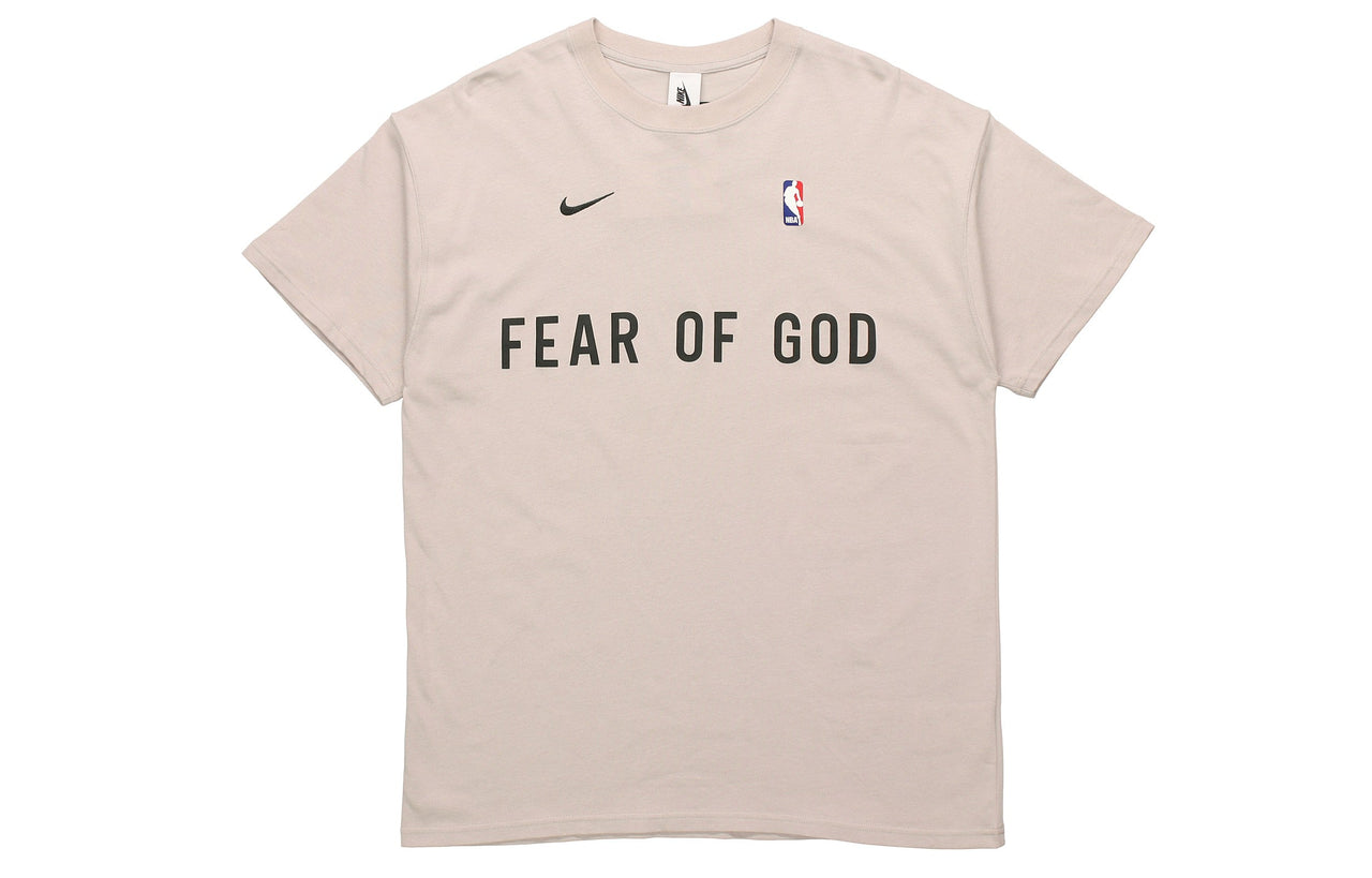 Nike x Fear of God x NBA Crossover Alphabet Printing Round Neck Short Sleeve CU4699-140