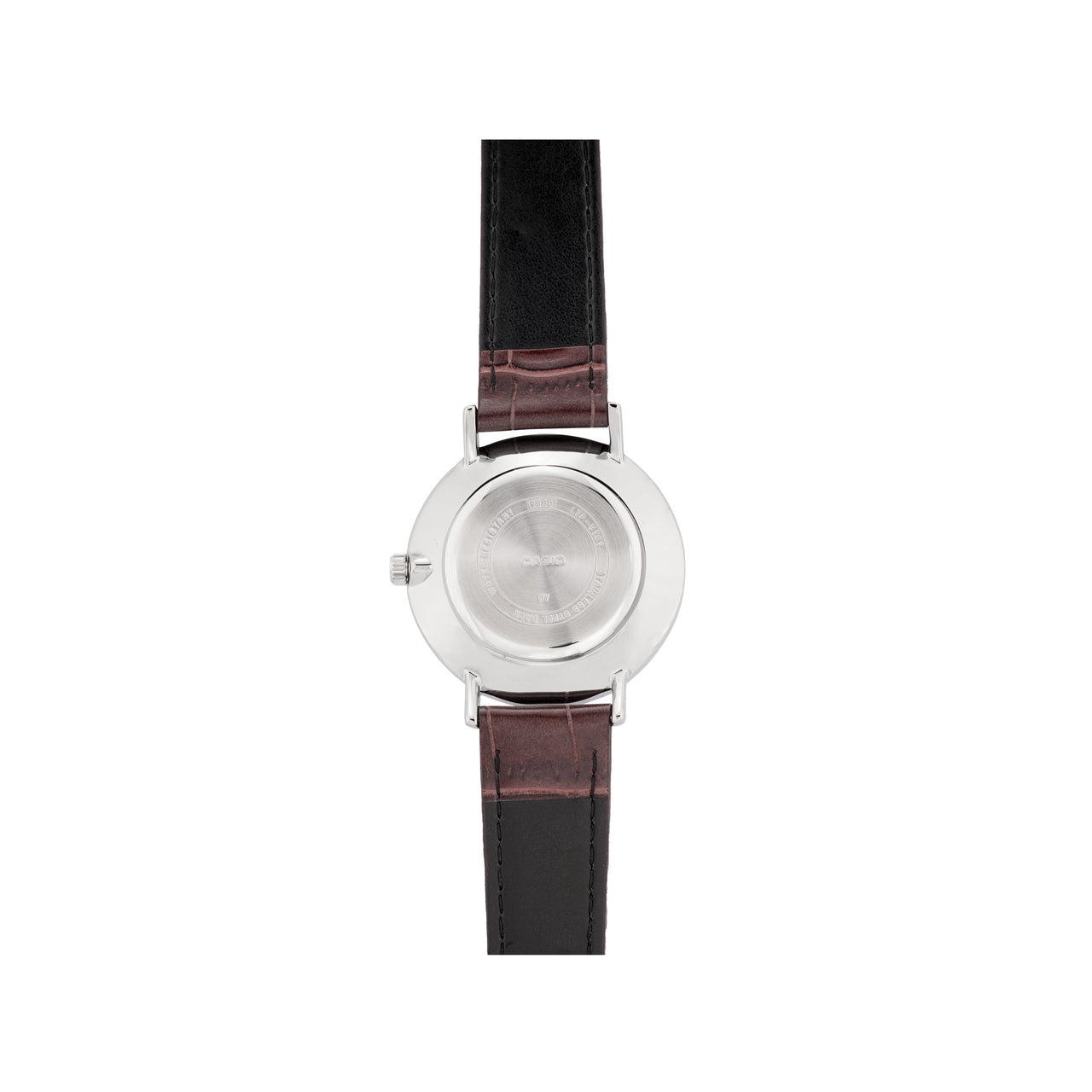 CASIO Ladies Quartz Dark-Purple Brown Analog LTP-VT01L-7B2