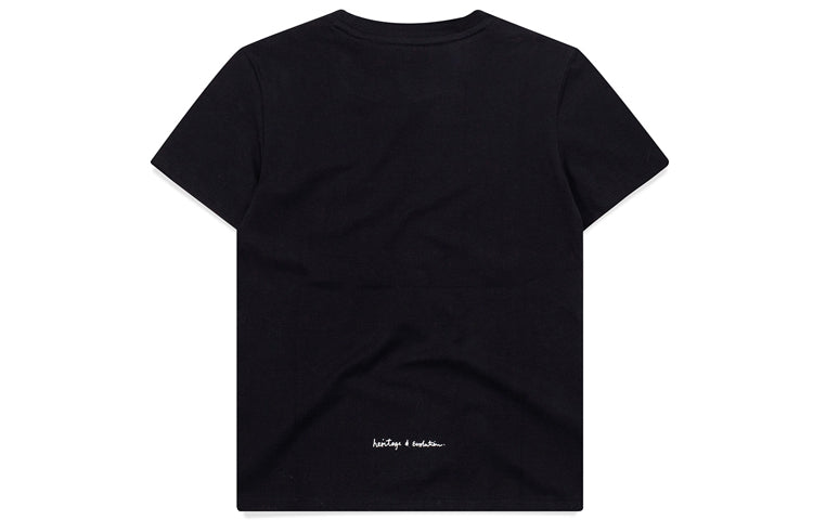 (WMNS) FILA FUSION Short Sleeve Black T-Shirt T11W031105F-BK