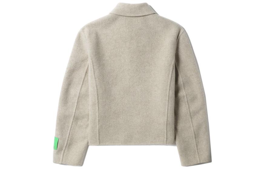 Off-White Logo-Tag Wool-Blend Jacket OMEA346F22FAB0016100