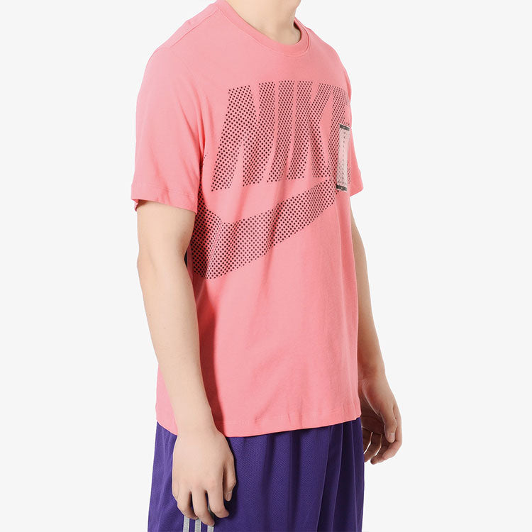 Nike Casual Sports Logo Printing Short Sleeve Red AT2734-823