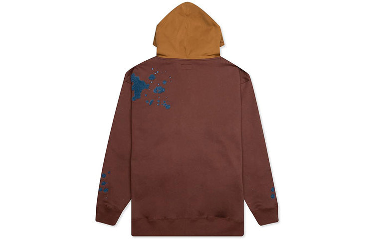 Men's Converse x Bandulu Crossover Splash Ink Embroidered Contrasting Colors Brown 10021726-A01