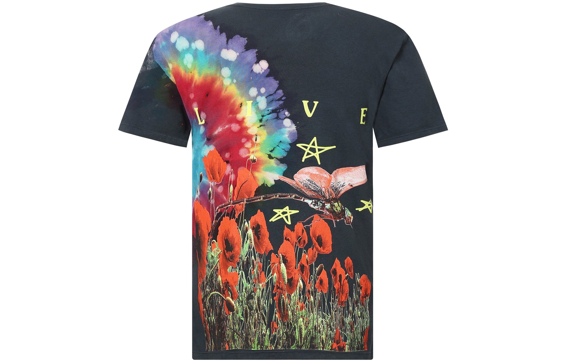 Travis Scott Unisex Cactus Jack Bandhnu Printing Tee Blue TC-33