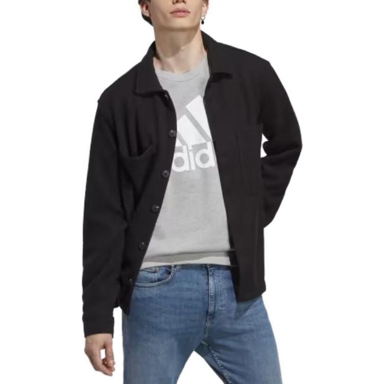 adidas Essentials French Terry Big Logo Sweatshirt 'Medium Grey Heather' IC9326