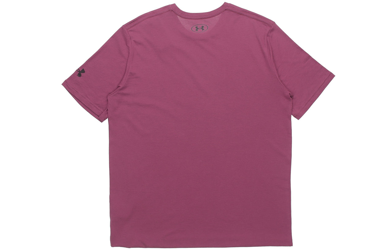 Under Armour Project Rock Brahma Bull Logo T-shirt 'Purple' 1357186-569