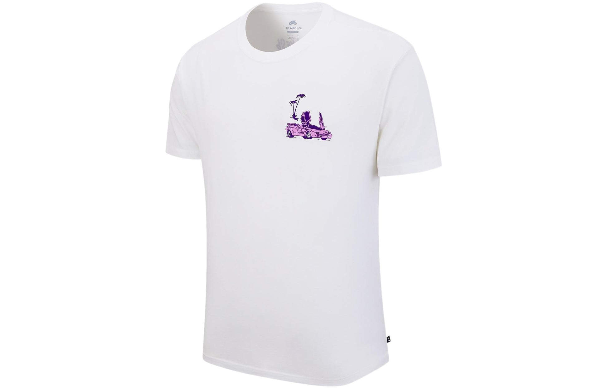 Men's Nike City Cartoon Printing Round Neck Short Sleeve White T-Shirt DJ3841-100