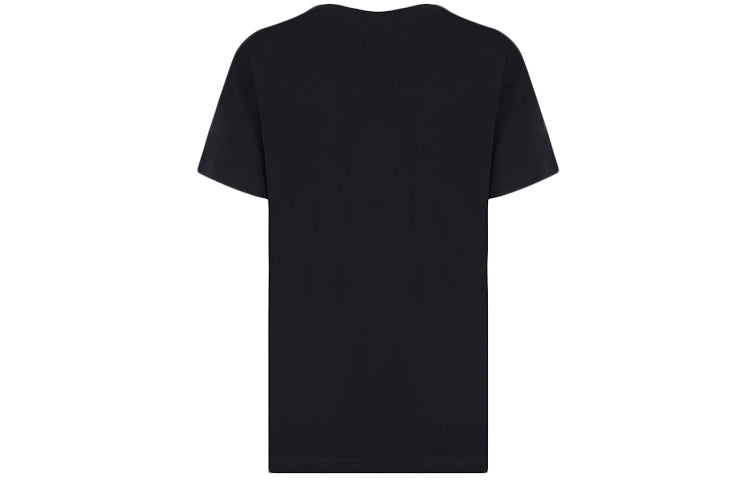 KENZO Tiger Head Printing Pattern Round Neck Short Sleeve Black FA62TS8464YB-99