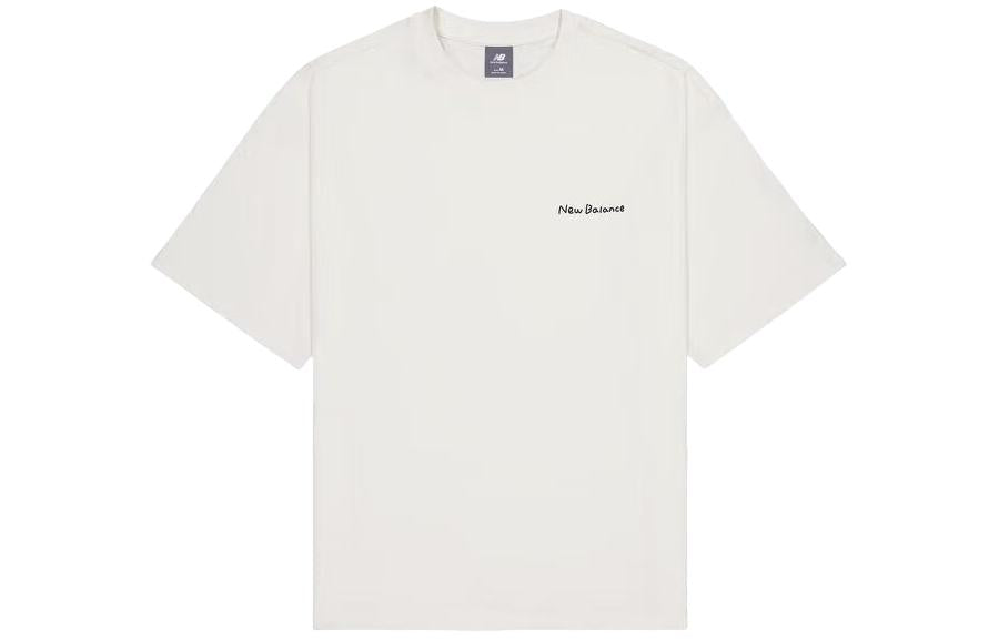 New Balance Skate Print Graphic T-shirt Asia Sizing 'White' AMT42338-CIC