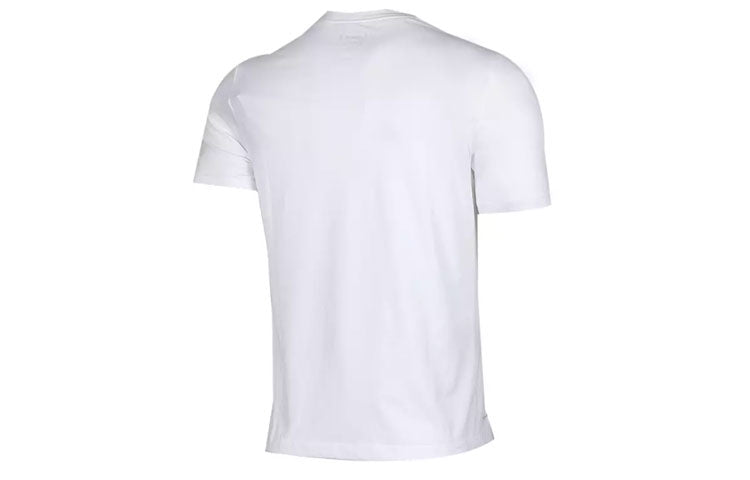 Air Jordan Basketball Printing Athleisure Casual Sports Short Sleeve White AT8926-100